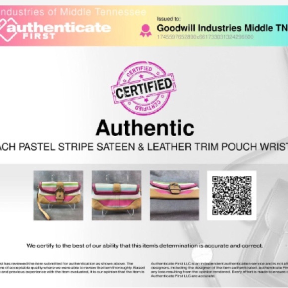 Striped Multicolor Women's Clutch - Picture 10 of 10